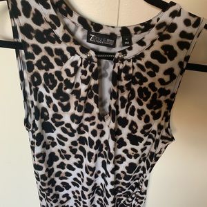 Leopard print tank top